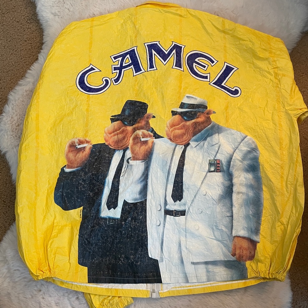 Rare vintage 90s camel jacket